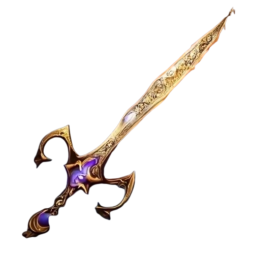 Floating mystical sword